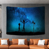 Lofaris Magical Black Galaxy Anime Room Decoration Wall Tapestry
